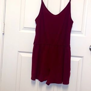 Maroon Romper